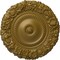 Ekena Millwork Marseille Ceiling Medallion (Fits Canopies up to 7 3/8"), Hand-Painted Gold, 21"OD x 2"P CM21MAGLS - alternate 1
